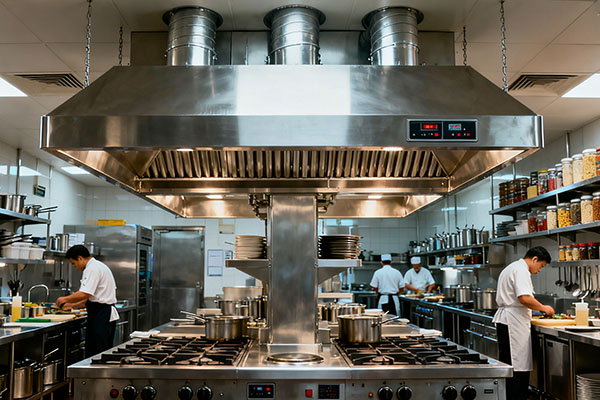 餐廳廚房 - 抽油煙機 運水煙罩或負離子淨化系統